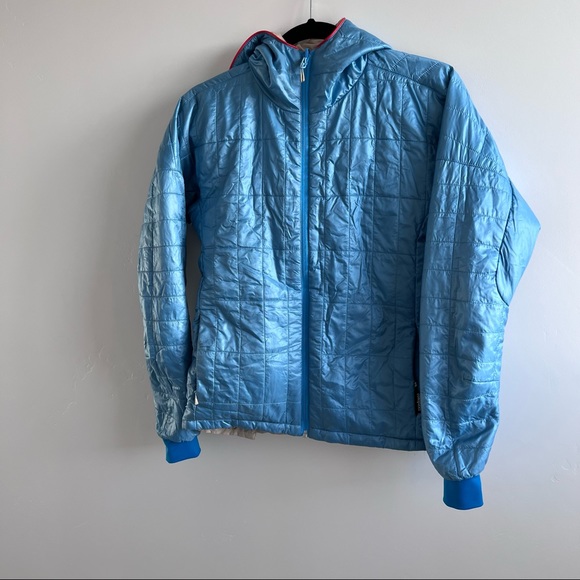 Cotopaxi Blue and Brown Reversible Jacket with Hood XS - Picture 3 of 15
